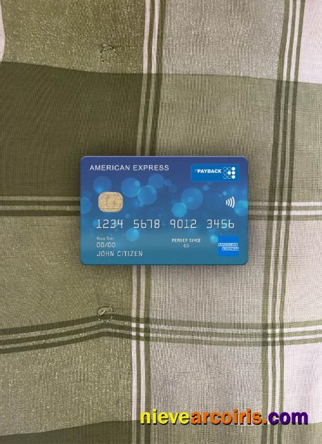 USA First Bank of Wiki AMEX payback card photolook